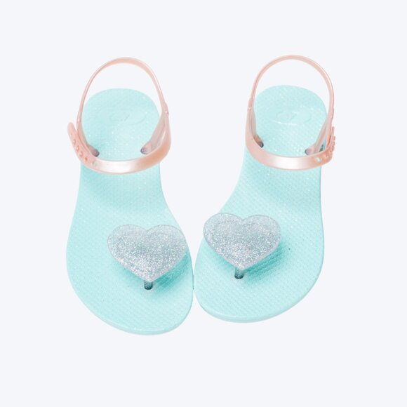 ZHOELALA – Sandals Comfort "BIG LOVE" • Minty Love - Picture 2 of 10